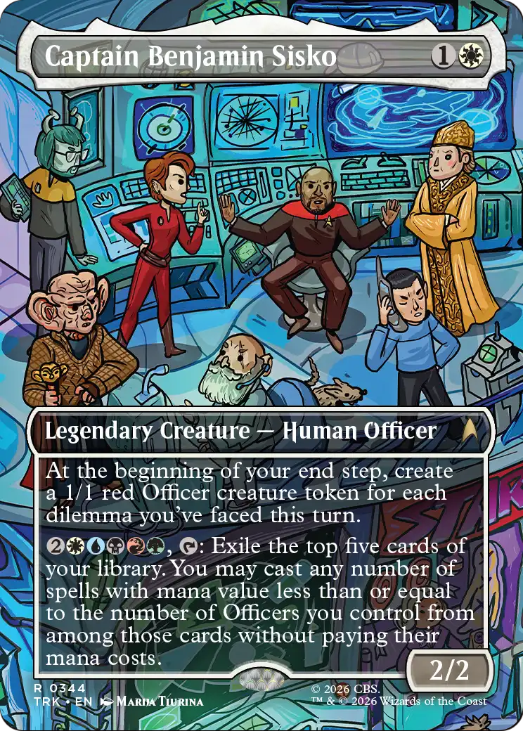 Captain Benjamin Sisko (Borderless) [Star Trek] | Anubis Games and Hobby