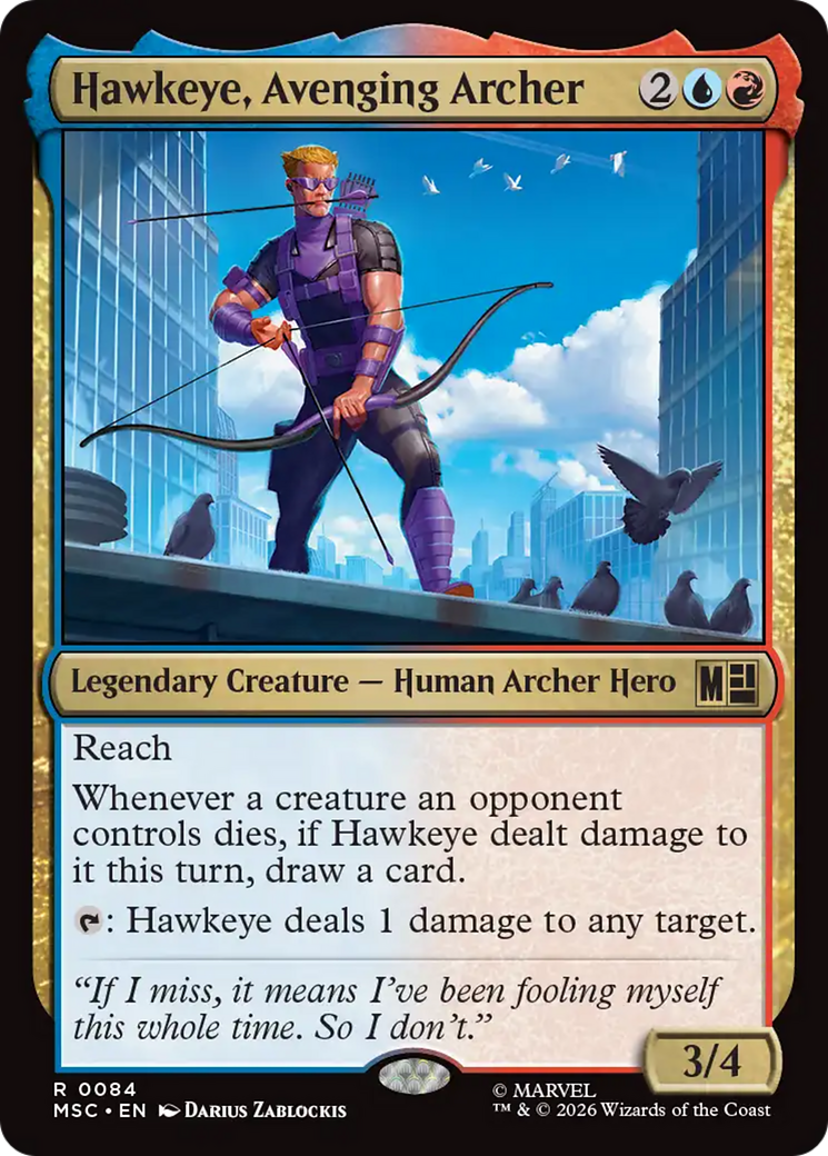 Hawkeye, Avenging Archer [Marvel Super Heroes Commander] | Anubis Games and Hobby