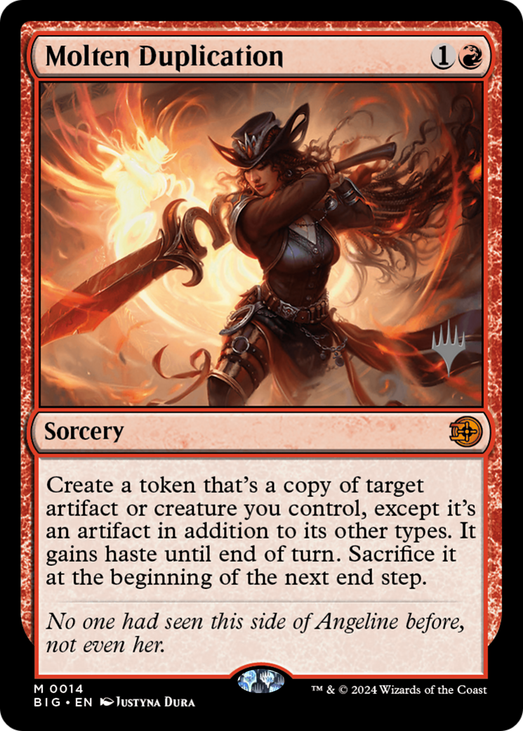 Molten Duplication [Outlaws of Thunder Junction: The Big Score Promos] | Anubis Games and Hobby