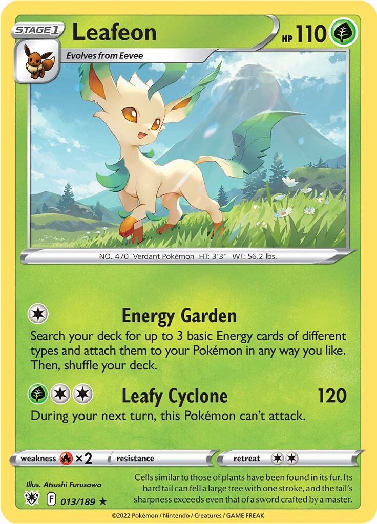 Leafeon (013/189) [Sword & Shield: Astral Radiance] | Anubis Games and Hobby