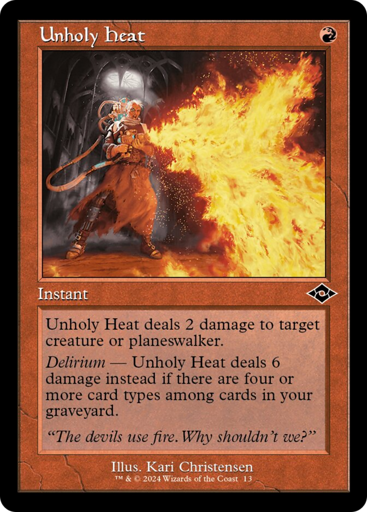 Unholy Heat (Retro) [Modern Horizons 2] | Anubis Games and Hobby