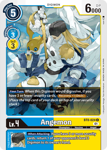 Angemon [BT8-024] [New Awakening] | Anubis Games and Hobby