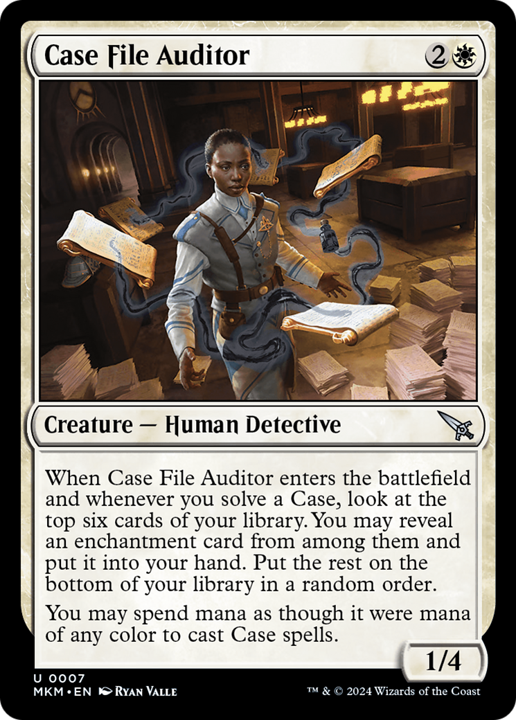 Case File Auditor (Black) [Murders at Karlov Manor] | Anubis Games and Hobby