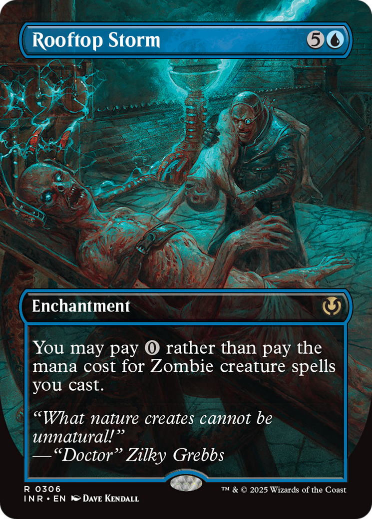 Rooftop Storm (Borderless) [Innistrad Remastered] | Anubis Games and Hobby