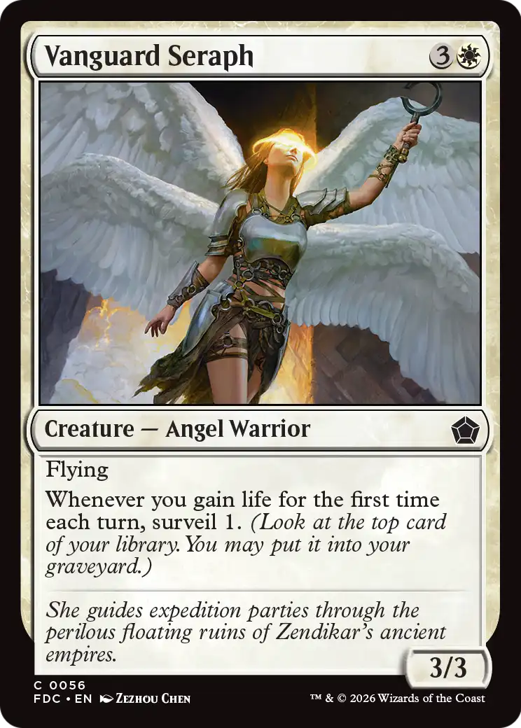Vanguard Seraph [Foundations Commander] | Anubis Games and Hobby