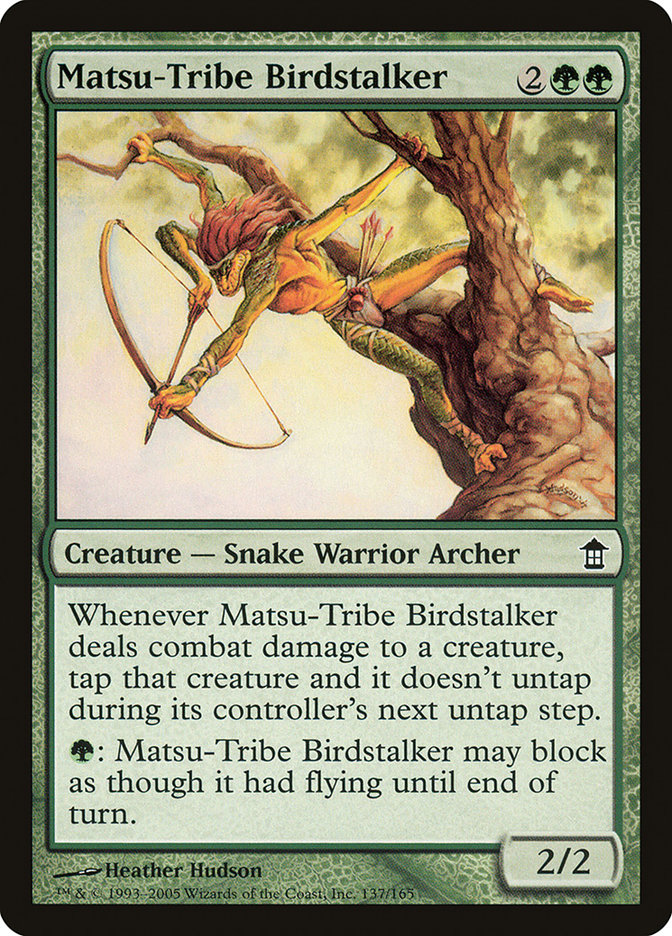 Matsu-Tribe Birdstalker [Saviors of Kamigawa] | Anubis Games and Hobby