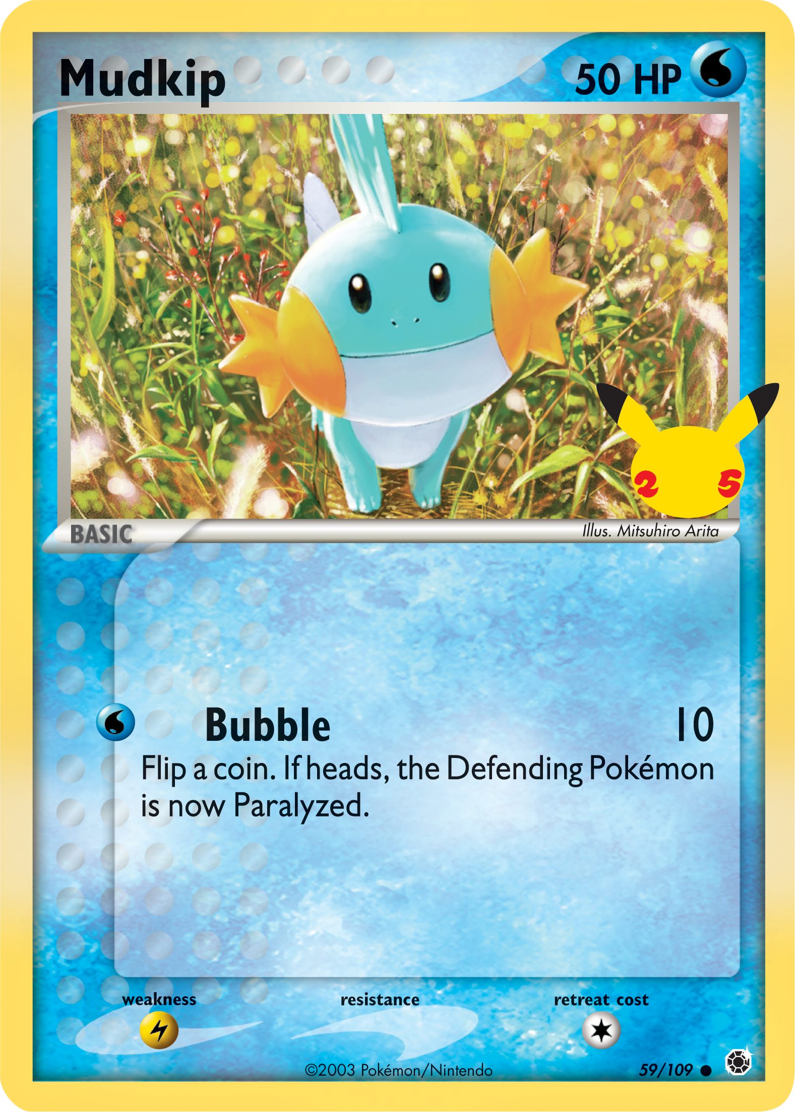 Mudkip (59/109) (Jumbo Card) [First Partner Pack] | Anubis Games and Hobby