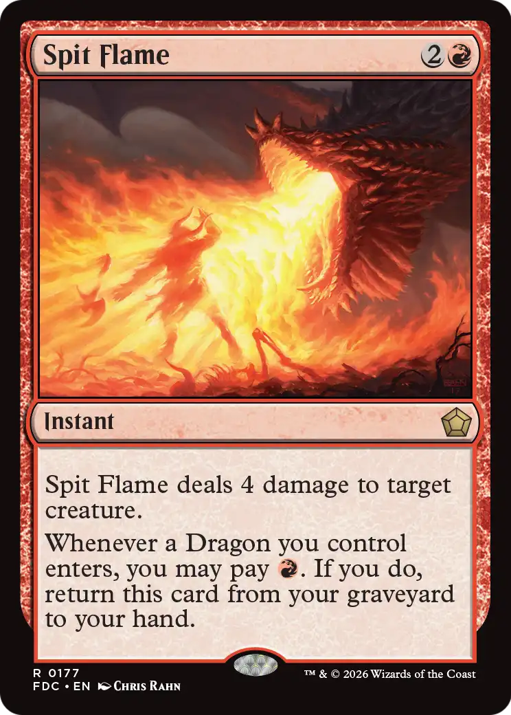 Spit Flame [Foundations Commander] | Anubis Games and Hobby