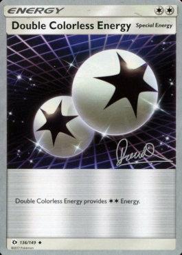 Double Colorless Energy (136/149) (Infinite Force - Diego Cassiraga) [World Championships 2017] | Anubis Games and Hobby