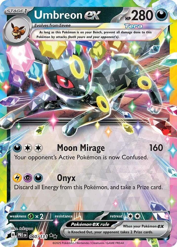 Umbreon ex (060/131) [Scarlet & Violet: Prismatic Evolutions] | Anubis Games and Hobby