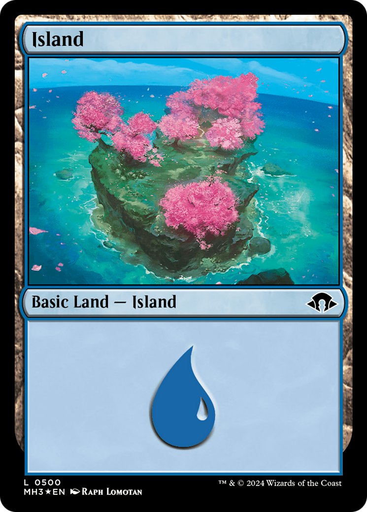 Island (0500) (Ripple Foil) [Modern Horizons 3] | Anubis Games and Hobby