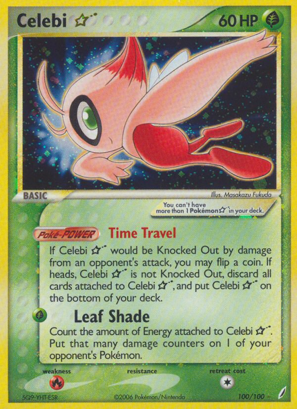 Celebi Star (100/100) [EX: Crystal Guardians] | Anubis Games and Hobby