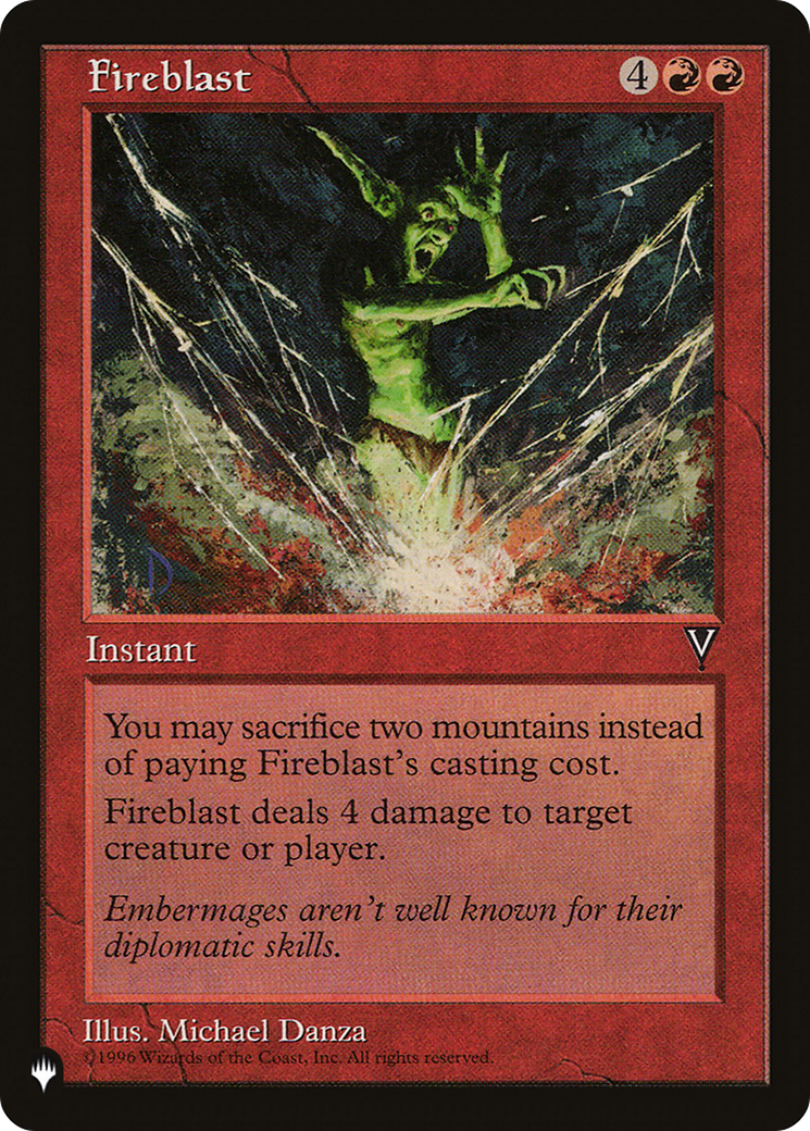 Fireblast [The List Reprints] | Anubis Games and Hobby