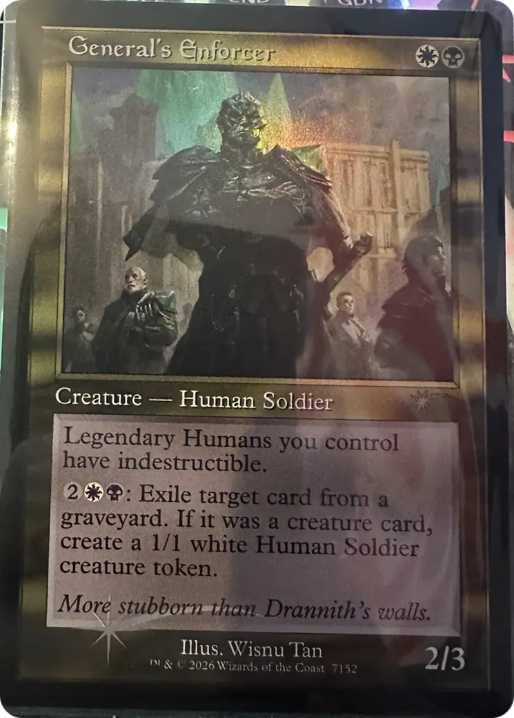 General's Enforcer (7152) (Retro Frame) [Secret Lair Drop Series] | Anubis Games and Hobby