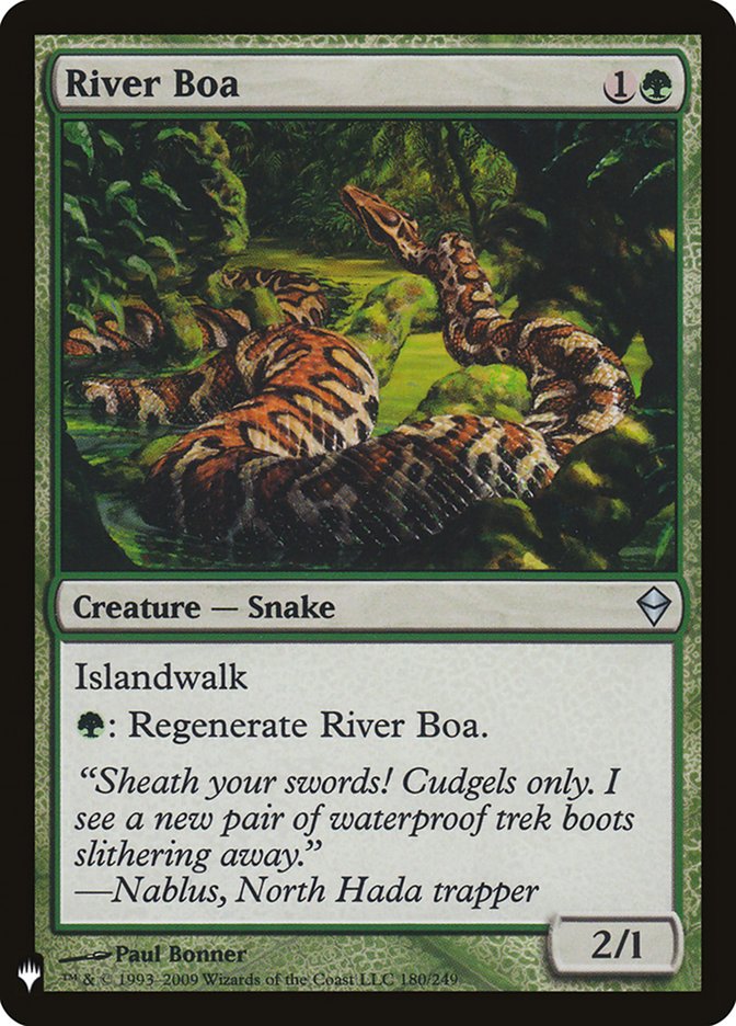 River Boa [Mystery Booster] | Anubis Games and Hobby