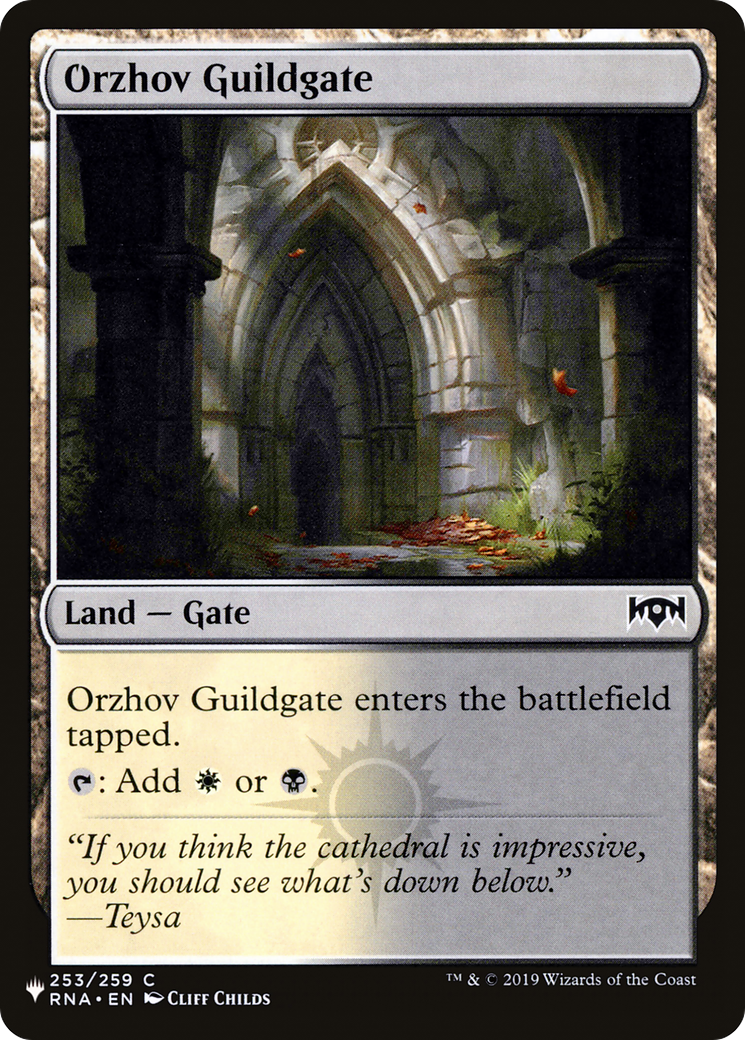 Orzhov Guildgate (253) [The List] | Anubis Games and Hobby