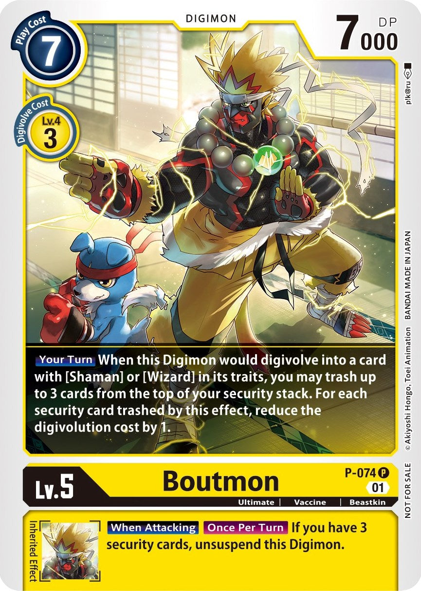 Boutmon [P-074] (Update Pack) [Promotional Cards] | Anubis Games and Hobby