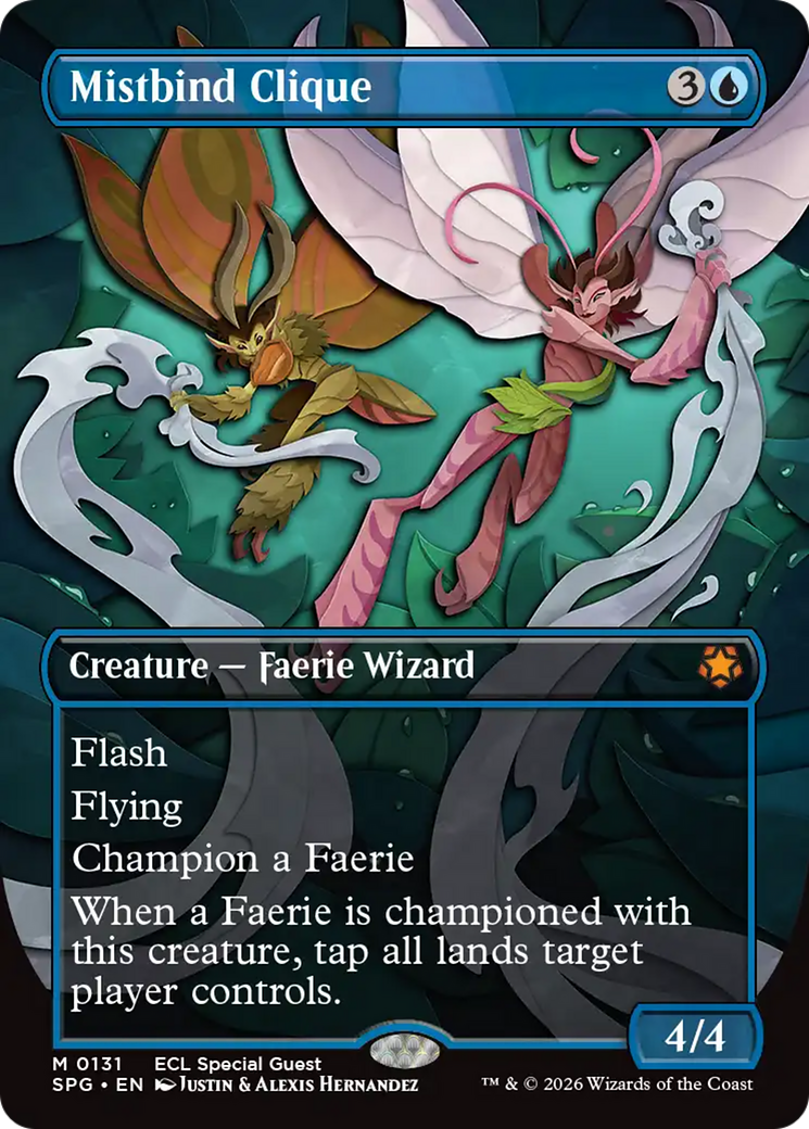 Mistbind Clique (Borderless) [Lorwyn Eclipsed Special Guests] | Anubis Games and Hobby