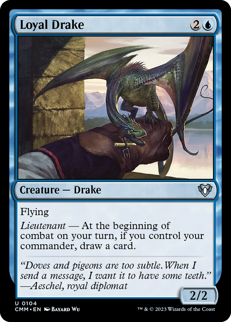 Loyal Drake [Commander Masters] | Anubis Games and Hobby