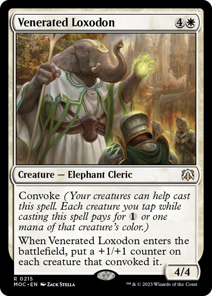 Venerated Loxodon [March of the Machine Commander] | Anubis Games and Hobby