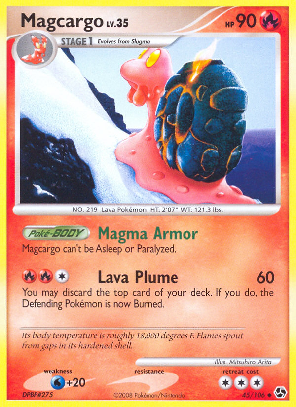 Magcargo (45/106) [Diamond & Pearl: Great Encounters] | Anubis Games and Hobby