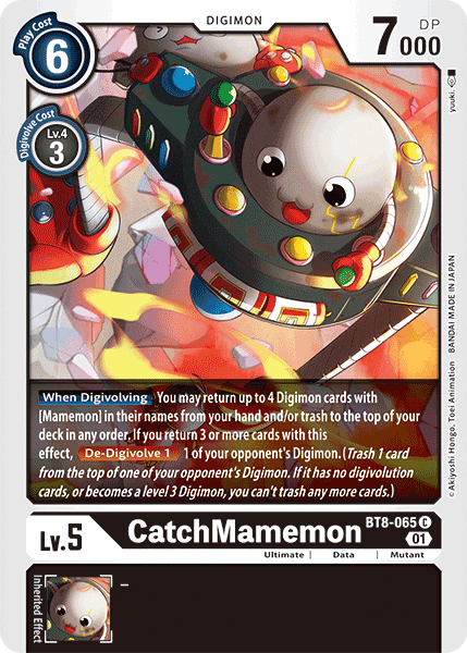 CatchMamemon [BT8-065] [New Awakening] | Anubis Games and Hobby