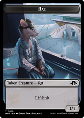 Rat // Energy Reserve Double-Sided Token [Modern Horizons 3 Tokens] | Anubis Games and Hobby