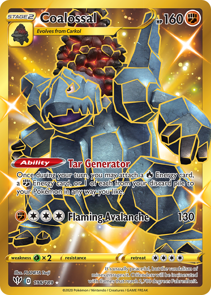 Coalossal (198/189) [Sword & Shield: Darkness Ablaze] | Anubis Games and Hobby