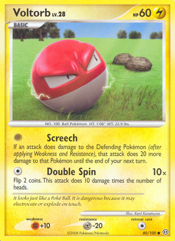 Voltorb (80/100) [Diamond & Pearl: Stormfront] | Anubis Games and Hobby
