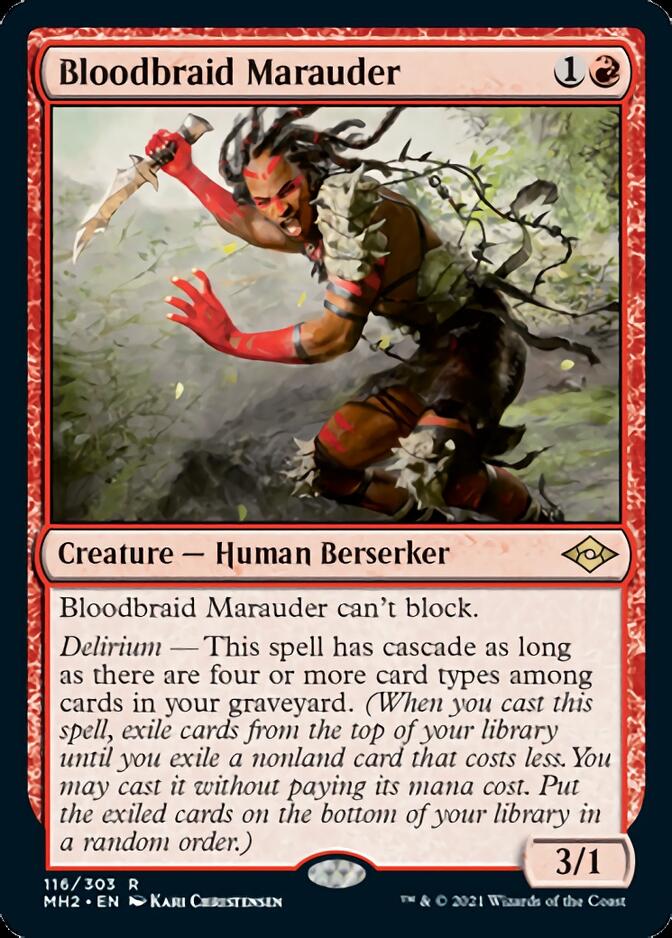 Bloodbraid Marauder [Modern Horizons 2] | Anubis Games and Hobby