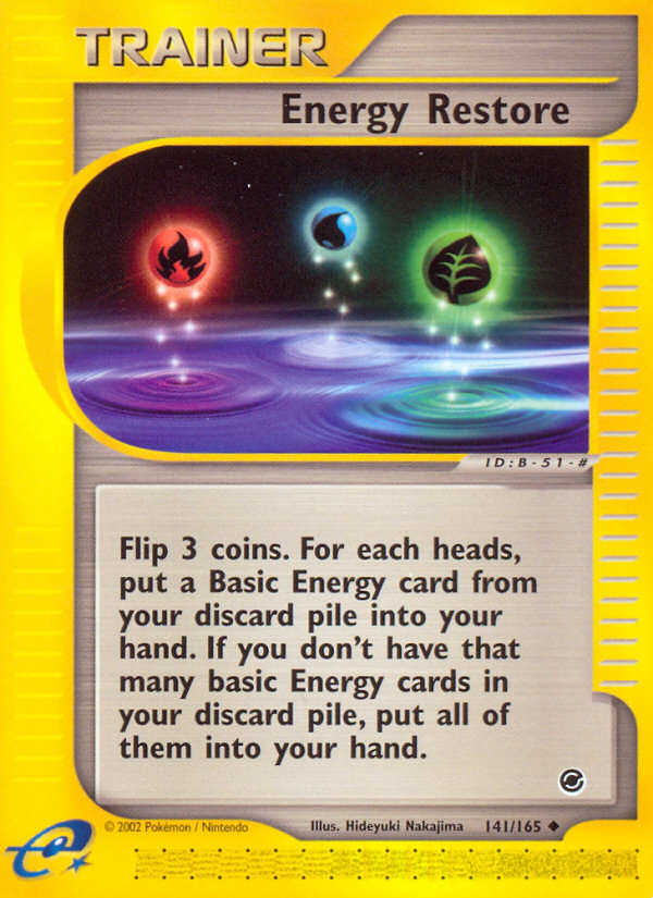 Energy Restore (141/165) [Expedition: Base Set] | Anubis Games and Hobby