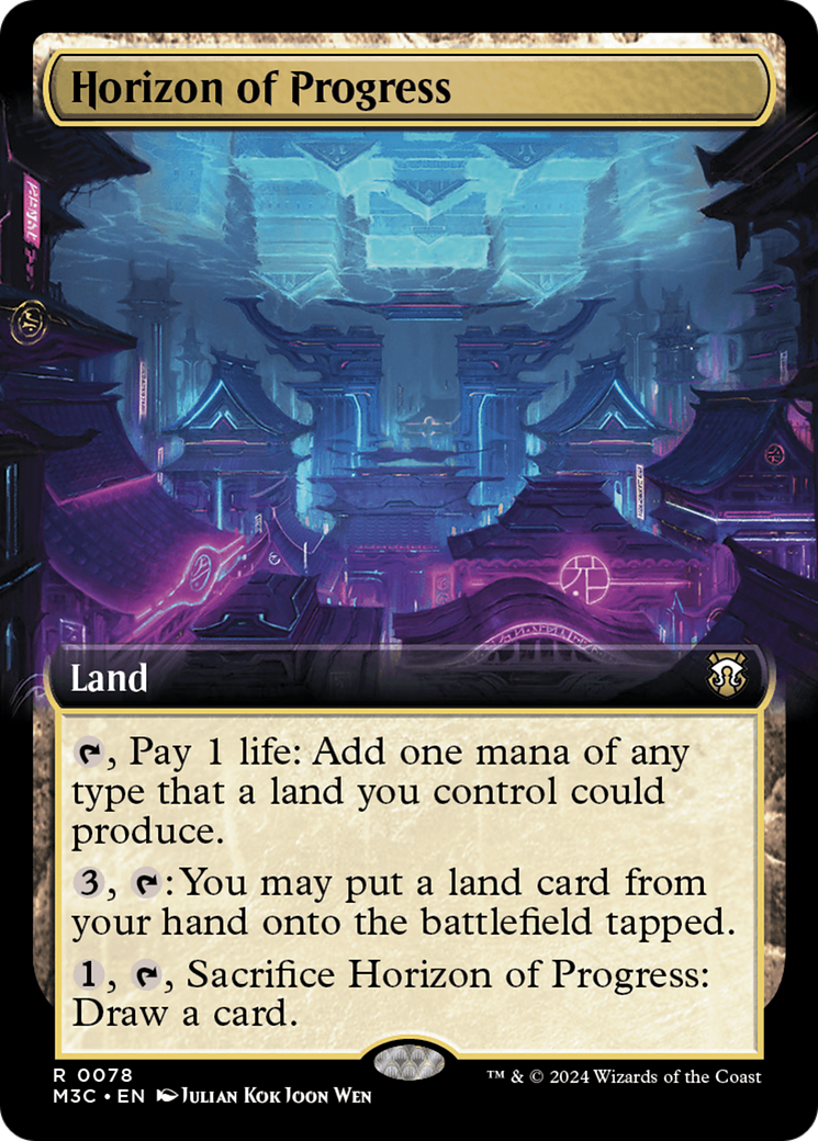 Horizon of Progress (Extended Art) [Modern Horizons 3 Commander] | Anubis Games and Hobby