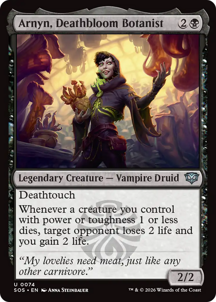 Arnyn, Deathbloom Botanist [Secrets of Strixhaven] | Anubis Games and Hobby