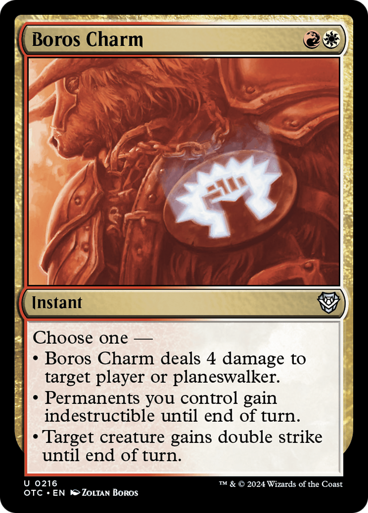 Boros Charm [Outlaws of Thunder Junction Commander] | Anubis Games and Hobby