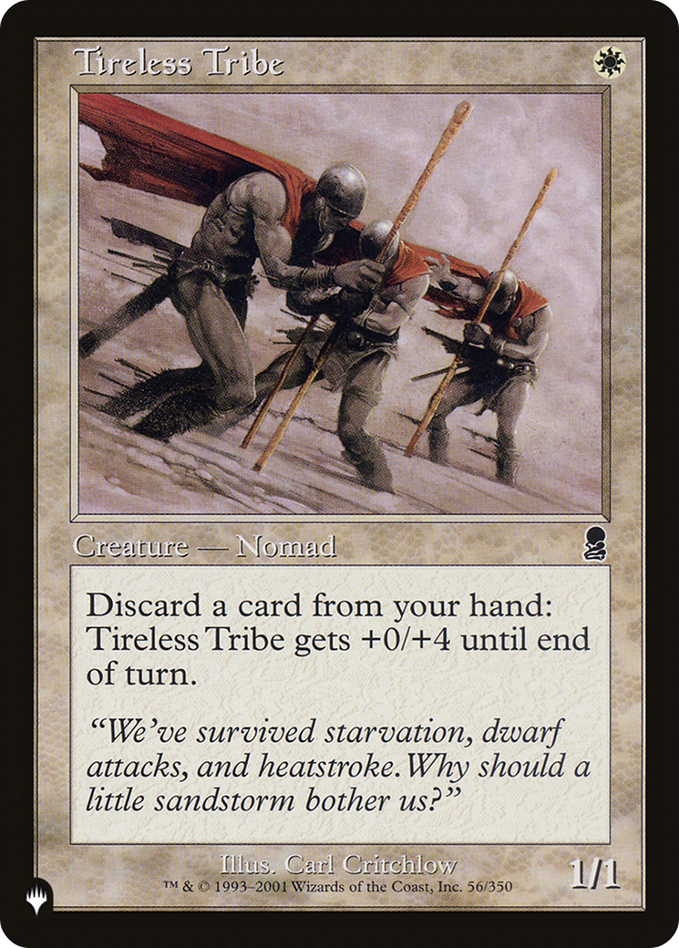 Tireless Tribe [The List Reprints] | Anubis Games and Hobby