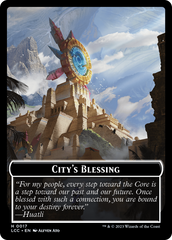 Tiny // City's Blessing Double-Sided Token [Secret Lair Drop Series] | Anubis Games and Hobby