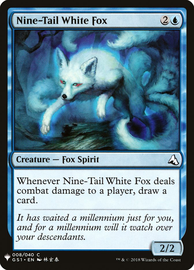 Nine-Tail White Fox [Mystery Booster] | Anubis Games and Hobby