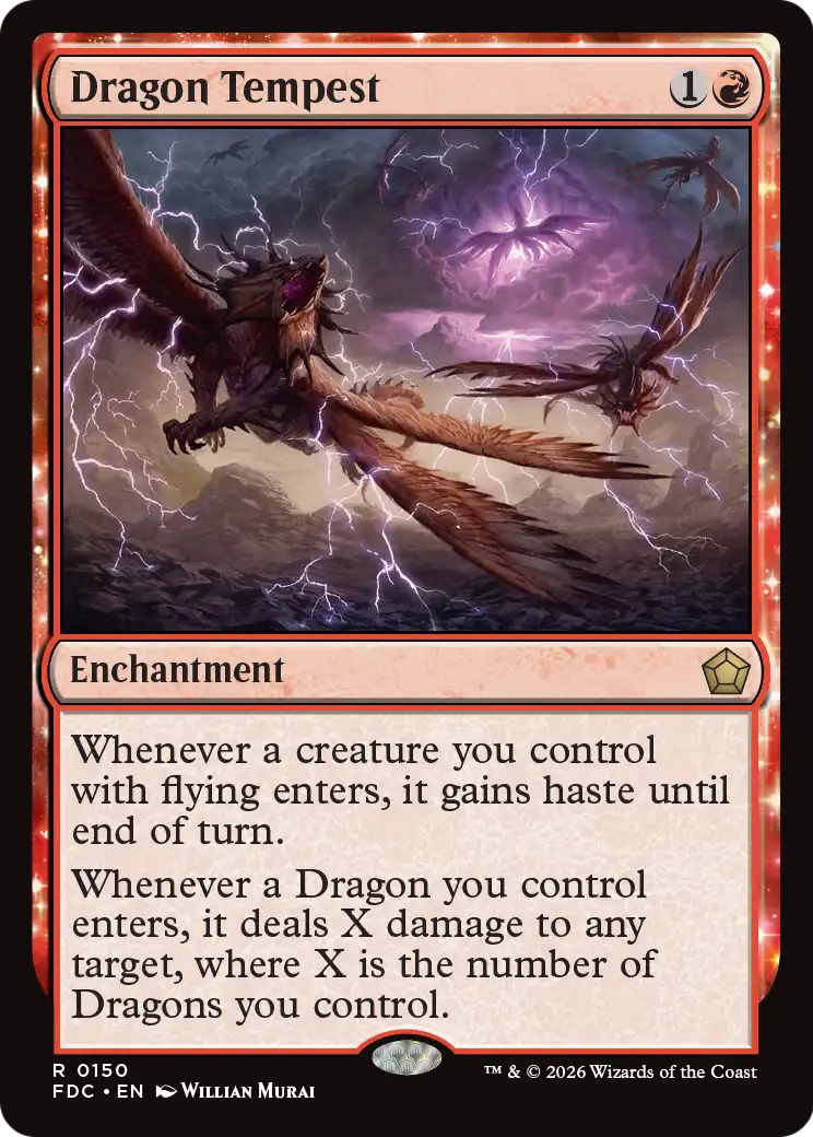Dragon Tempest [Foundations Commander] | Anubis Games and Hobby