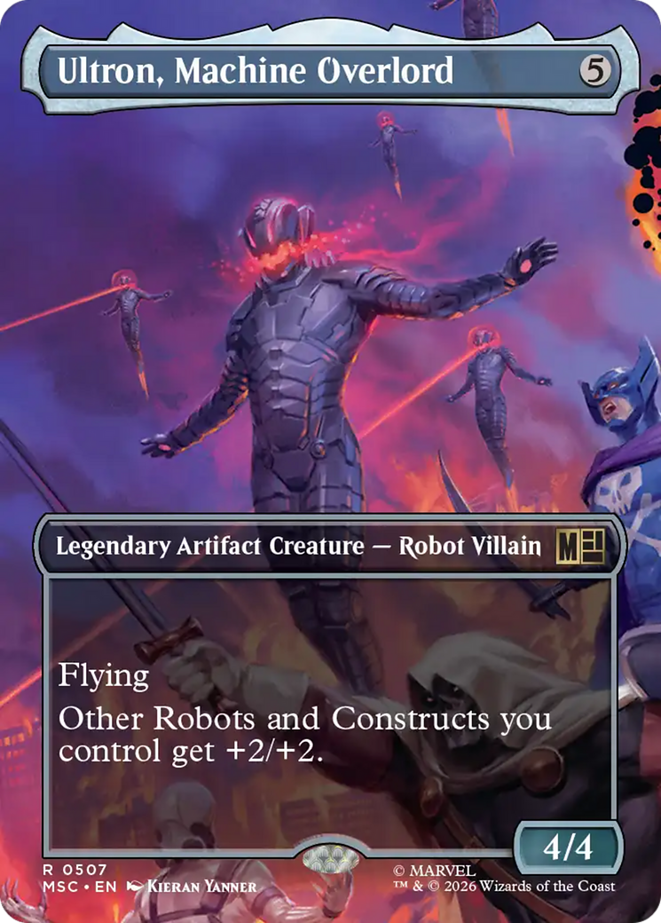 Ultron, Machine Overlord (Borderless) [Marvel Super Heroes Commander] | Anubis Games and Hobby