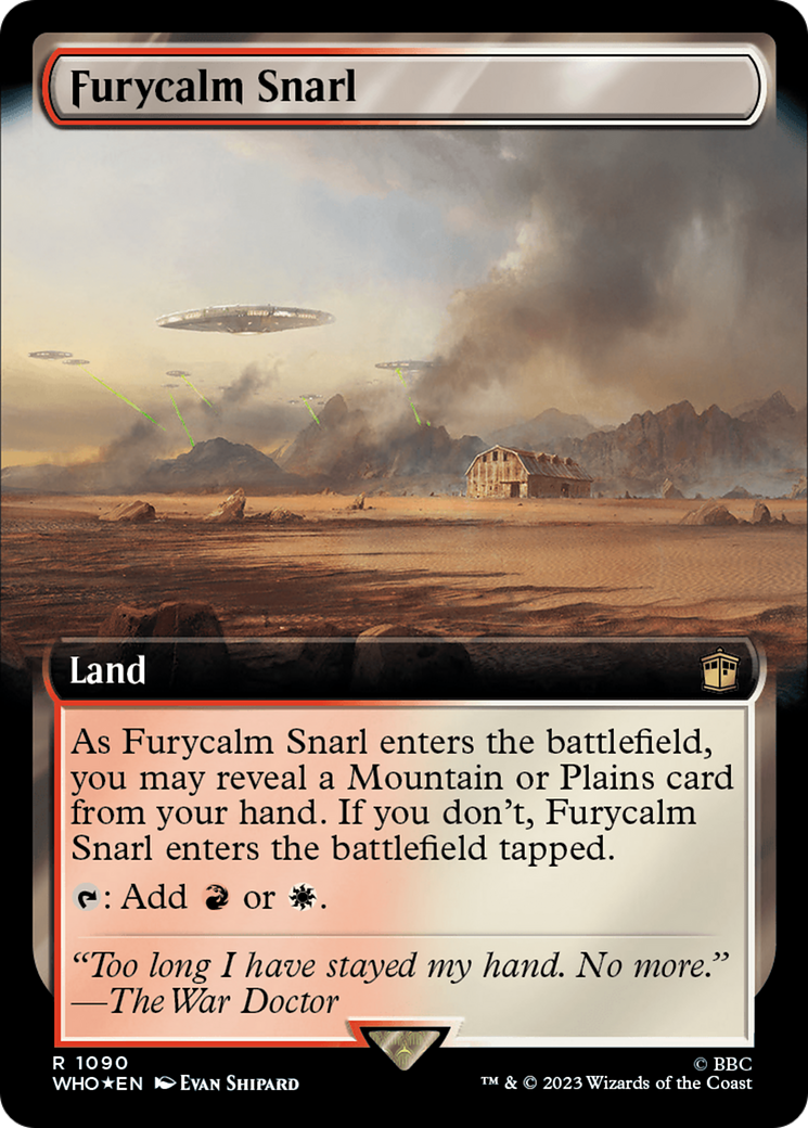 Furycalm Snarl (Extended Art) (Surge Foil) [Doctor Who] | Anubis Games and Hobby