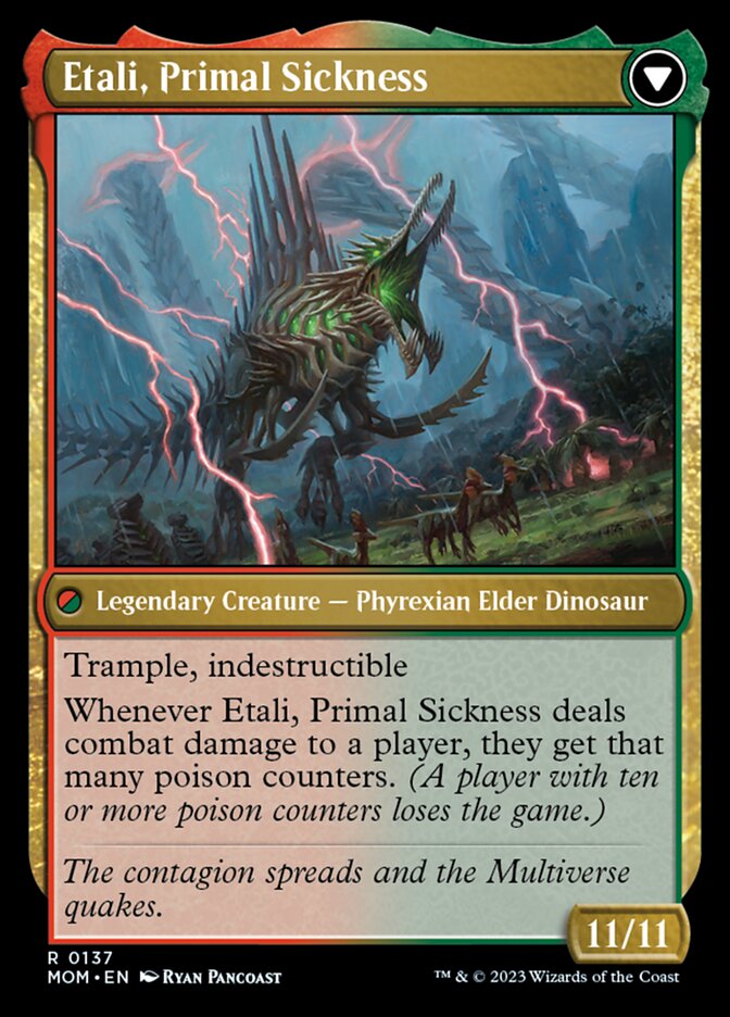 Etali, Primal Conqueror // Etali, Primal Sickness [March of the Machine] | Anubis Games and Hobby