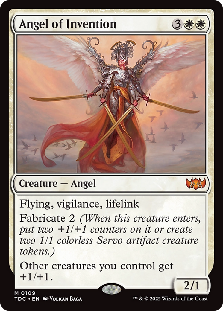 Angel of Invention [Tarkir: Dragonstorm Commander] | Anubis Games and Hobby
