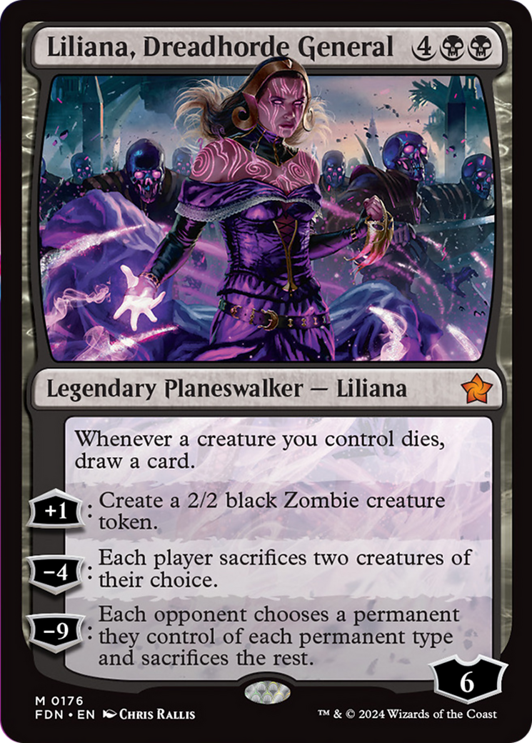 Liliana, Dreadhorde General [Foundations] | Anubis Games and Hobby