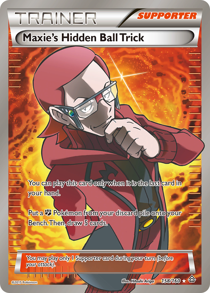 Maxie's Hidden Ball Trick (158/160) [XY: Primal Clash] | Anubis Games and Hobby