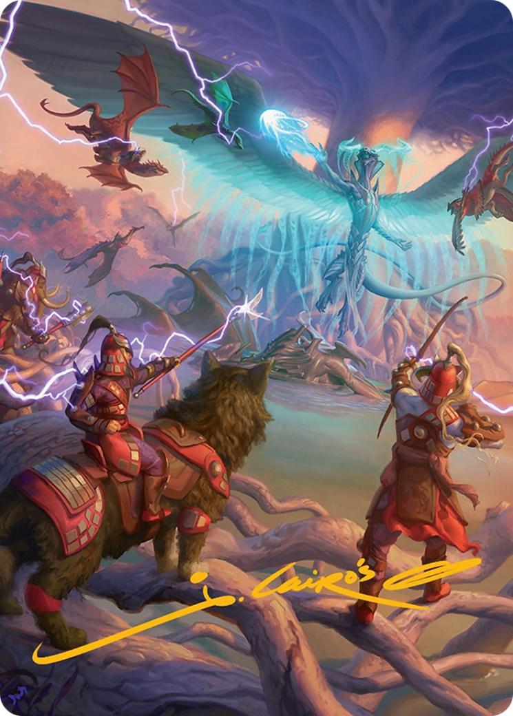 All-Out Assault Art Card (50/54) [Tarkir: Dragonstorm Art Series] | Anubis Games and Hobby