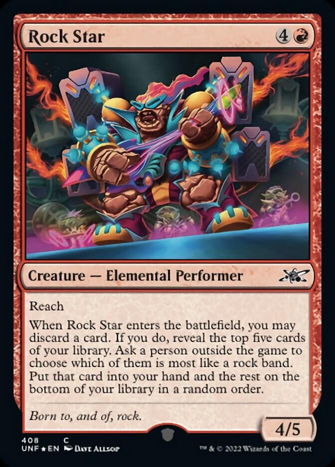Rock Star (Galaxy Foil) [Unfinity] | Anubis Games and Hobby