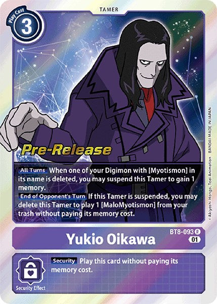 Yukio Oikawa [BT8-093] [New Awakening Pre-Release Cards] | Anubis Games and Hobby