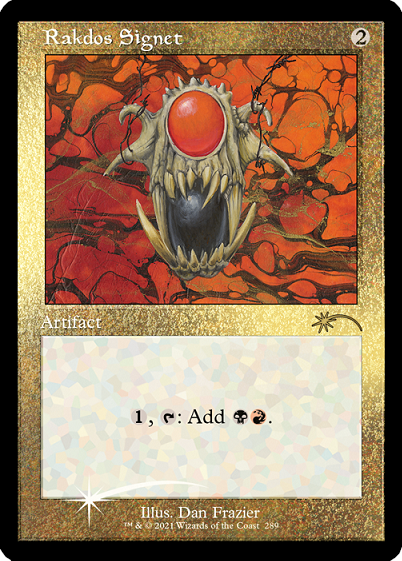 Rakdos Signet (Retro) (Foil Etched) [Secret Lair Drop Series] | Anubis Games and Hobby