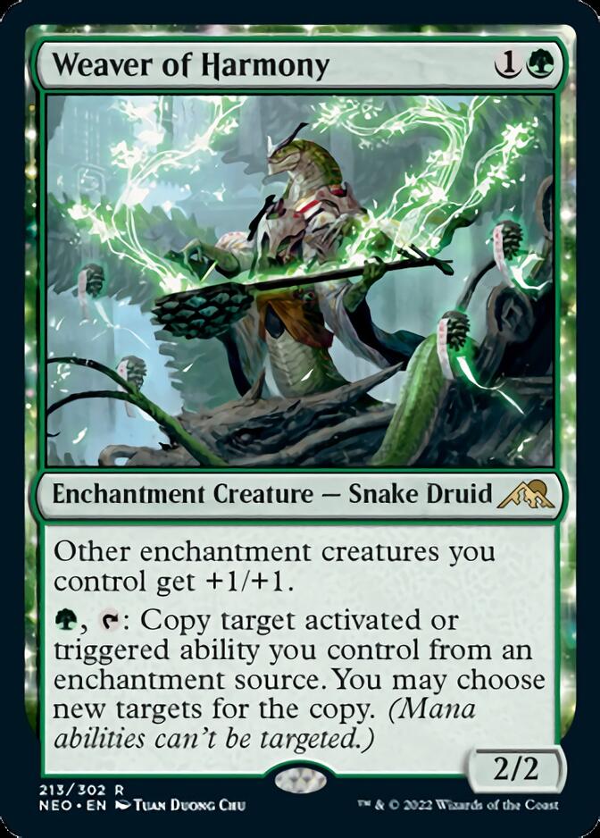 Weaver of Harmony [Kamigawa: Neon Dynasty] | Anubis Games and Hobby