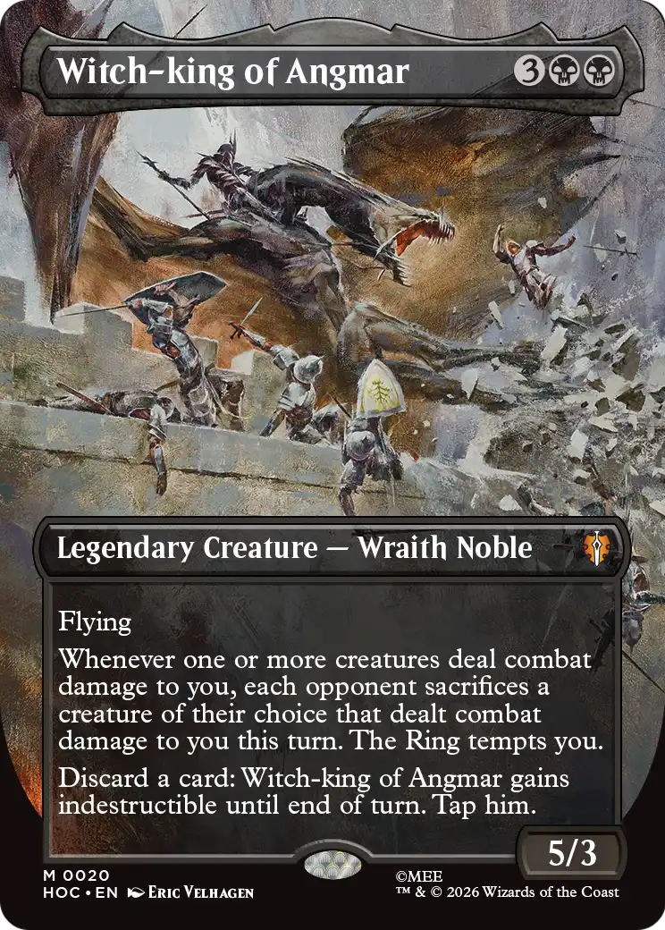 Witch-king of Angmar (Borderless) [The Hobbit: Eternal-Legal] | Anubis Games and Hobby